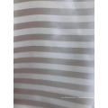 Tissu polyester dobby jacquar à rayures de 1 cm